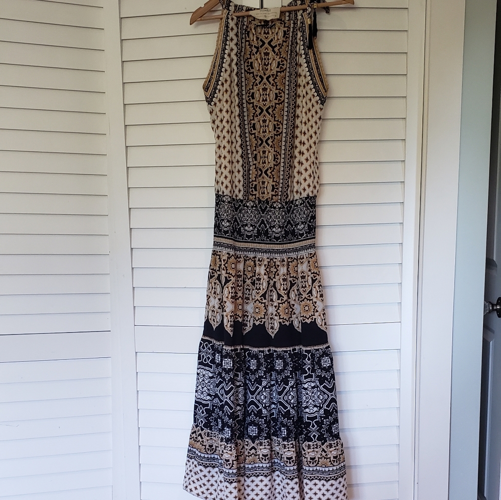 California Moonrise Smocked Waist Maxi Dress
